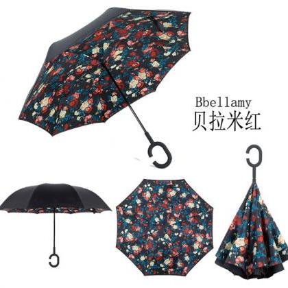 Bbrllamy Umbrella，anti-uv C-handle Sun Rain..