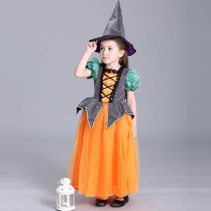 Halloween Children's Clothing Witch..