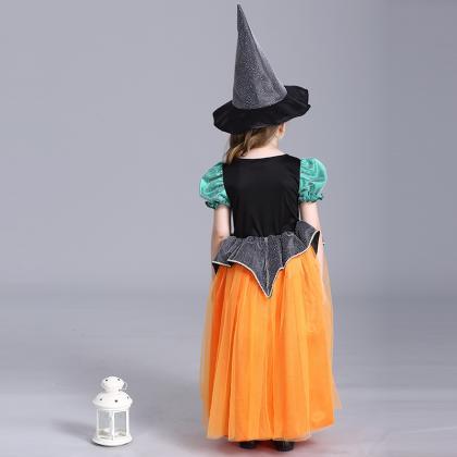 Halloween Children's Clothing Witch..