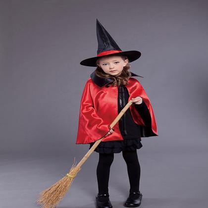 Halloween Costumes Children Adult Female Witch..