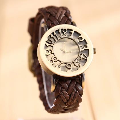 Hollow Watch, Leather Watch, Bracelet Watch,..