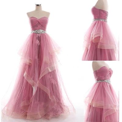Prom Dress,maroon Long Prom Dress,pink Prom..