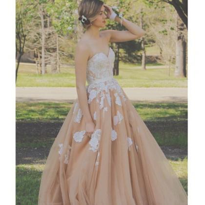 2017 Charming Ball Gown Prom Dress, Prom..