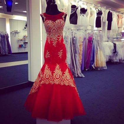 Prom Dress, Prom Dress,modest Prom Dresses,red..