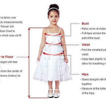 Children's Wear Dress White Flower..