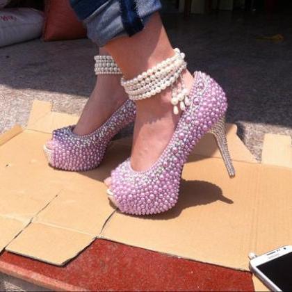 Pearl Wedding Shoes, Bridal Shoes, ..