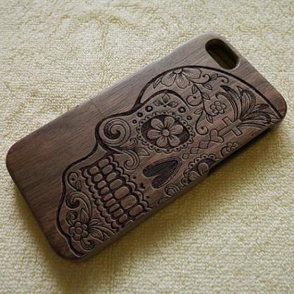 Skull Iphone 6 Case, Wood Iphone 6 Plus Case, Wood..