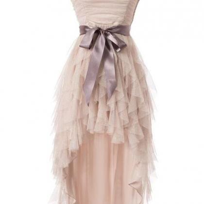 Charming Prom Dress,tulle Prom Dress,strapless..