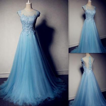 High Quality Prom Dress,tulle Prom Dress,beading..