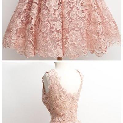 Sweetheart Cocktail Dresses,Little Lace Homecoming Dresses,Vintage Style Prom Party Gowns,Short Prom Dresses,Formal Dresses