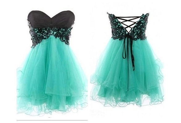 Custom Made Cody Butterfly Dress/lace Ball Gown Sweetheart Mini Prom Dress