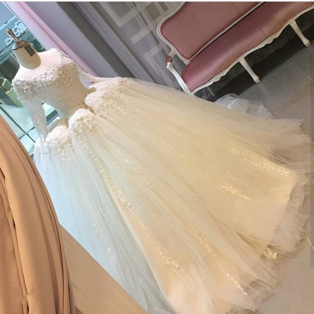 A Line Princess Lace Wedding Dresses,long Sleeves Bridal Wedding Dress,cheapwedding Dresses, Wedding Gown,ball Gown Wedding Dresses With Illusion