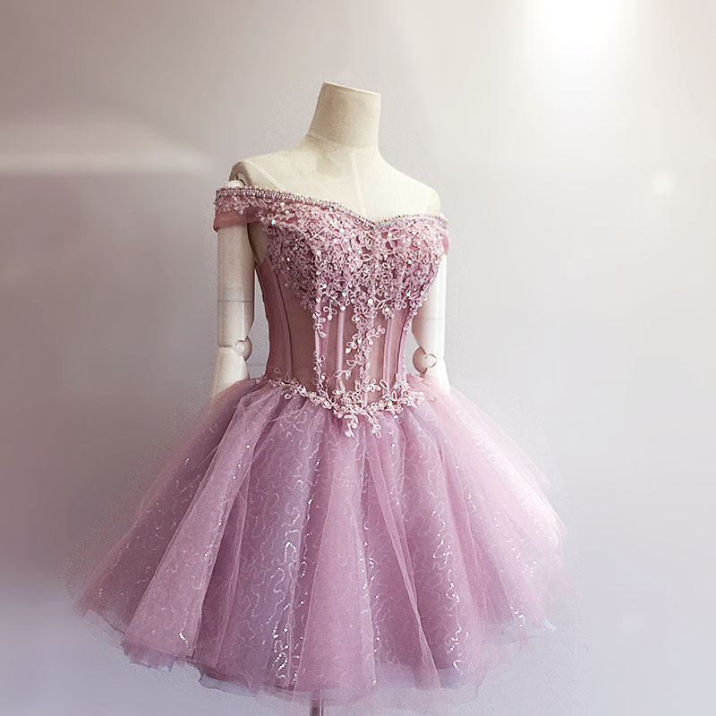 Gorgeous Homecoming Dress, Short Prom Dress, Junior Lovely Homecoming Dress, Unique Lace Up Prom Dress, Affordable Prom Dress, Charming