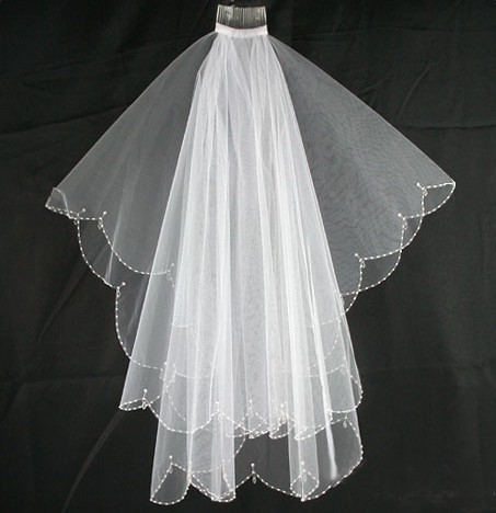 Cheapwedding Veil Simple White/ivory Wedding Veil Wedding Tiara Wedding Veil/bridal Veil/bridal Accessories/head Veil/tulle Veil , Fingertip