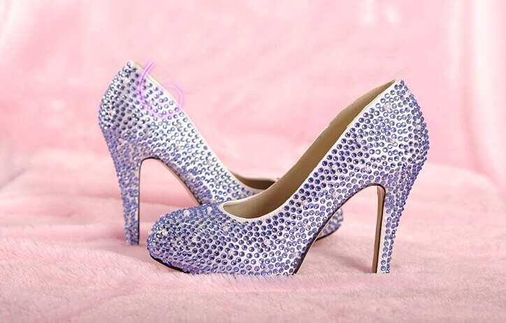 light purple wedding shoes