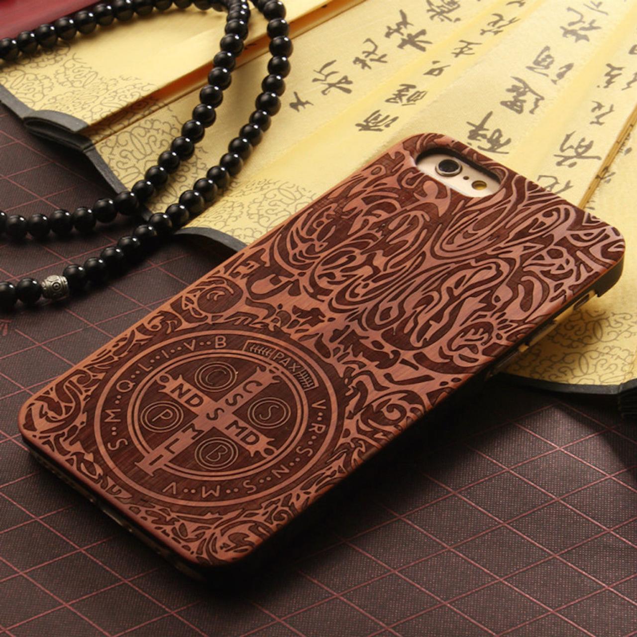 Luxury Natural Wood Wooden Bamboo Hard Cover Phone Case For Apple Iphone 6/6s/plus, Constance Dante
