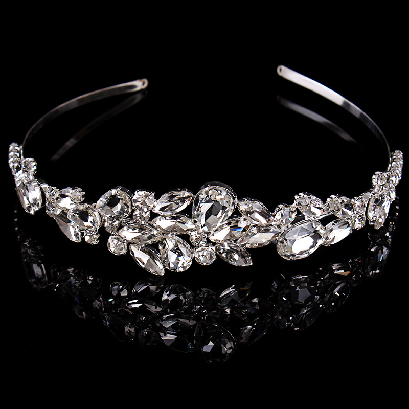 Wedding Jewelry , Crown ,diamond Jewelry,flash Jewelryedd,the Fashion In Europe And The Bride Hair Hoop Dress Import Crystal Crown Head Band