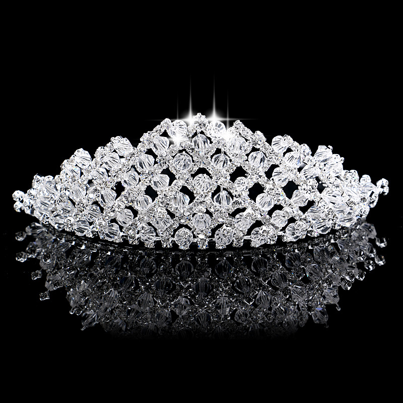 Wedding Jewelry , Crown ,diamond Jewelry,flash Jewelryedd,the Bride Wedding Dress Crystal Crown Diamond Crownthe Bride Crown Korean Rhinestones