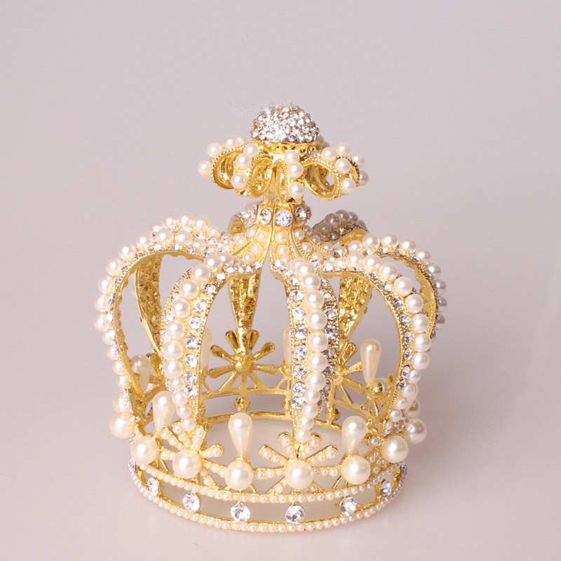 Wedding Jewelry , Crown ,diamond Jewelry,flash Jewelryhigh-end Baroque Crown Wholesale Gold Silver Bride Europe Type Restoring Ancient Ways