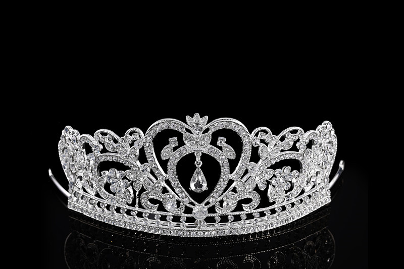 Wedding Jewelry , Crown ,diamond Jewelry,flash Jewelrythe Bride Crown The Queen Costly Diamond European Crown Princess Large Wedding Tiara