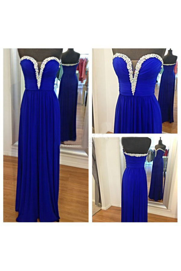 Royal Purple Glitter Prom Dresses