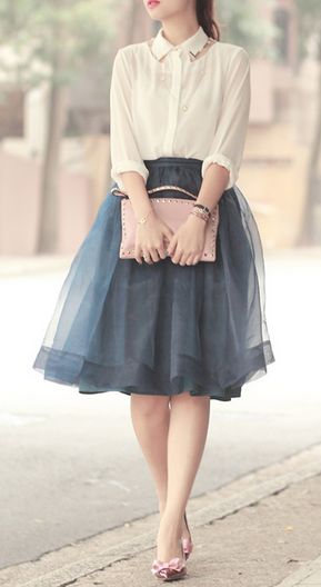 Fashion Spring Skirt,tulle Skirt,high Quality Women Skirt,lovely Skirt