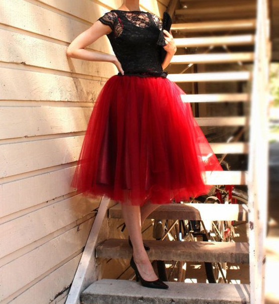 Fashion Street Style Skirt,tulle Skirt,charming Women Skirt,spring Autumn Skirt ,a-line Skirt ,high Quality Skirt