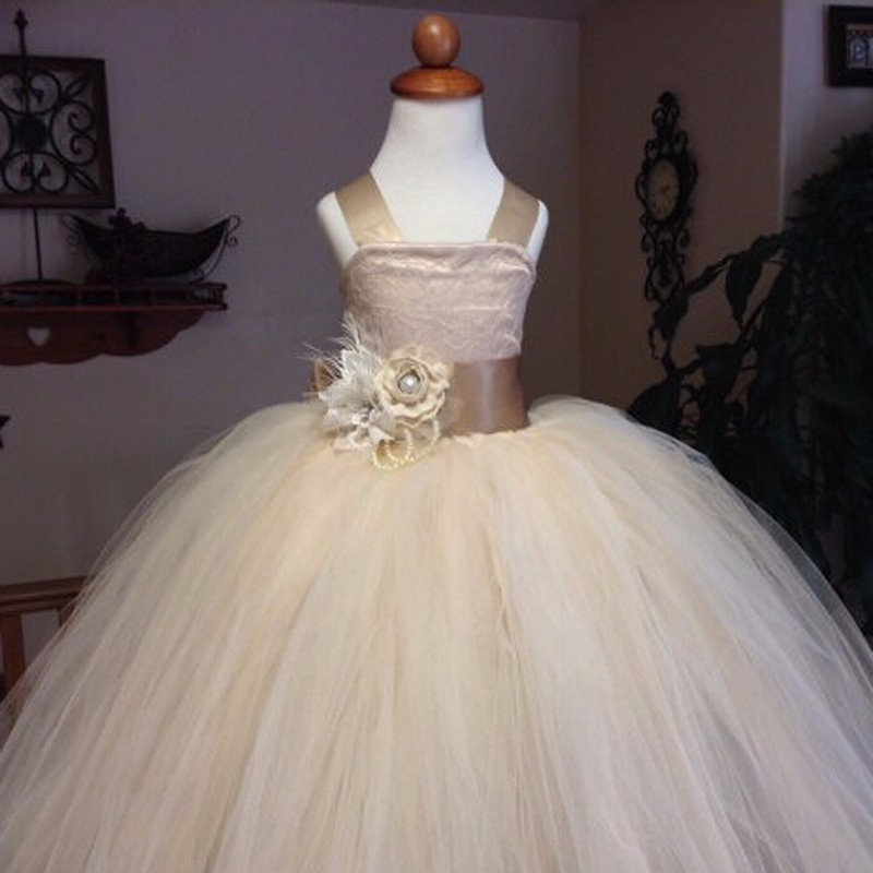 Rustic Champagne Wedding Dresses