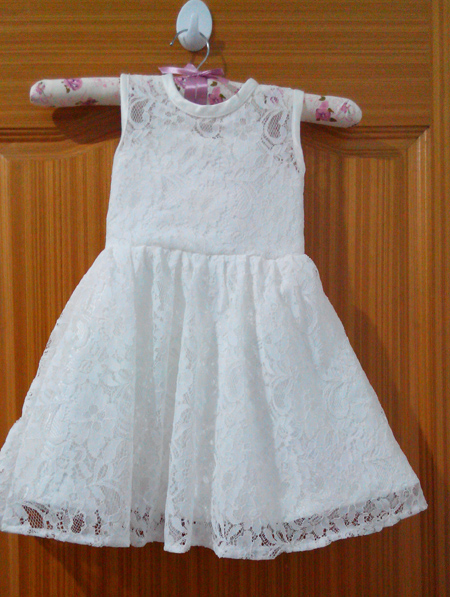 Lace Flower Girl Dresses With Bow Ball Party Pageant Dress For Little Girls Kids/children Dress For Wedding Communion Kids