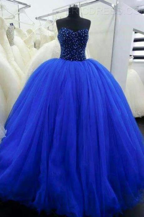 High Quality Wedding Dress,lace Wedding Dress Cocktail Evening Gown For Wedding Party The Tail Wedding Dress, Blue Wedding Dress Beading Wedding