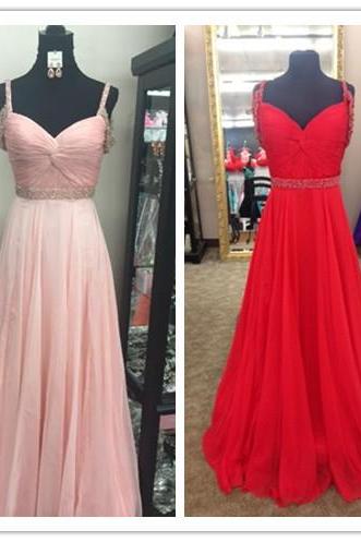 Prom Dress,sexy Pink Prom Dresses,chiffon Prom Gowns,pink Prom Dresses,long Prom Gown,prom Dress,evening Gown,party Gown, Formal Occasion