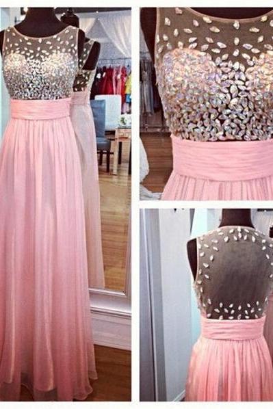 Long Prom Dress, Pink Prom Dress, Formal Prom Dress, Prom Dress, Junior Prom Dress, Popular Prom Dress, Evening Dress