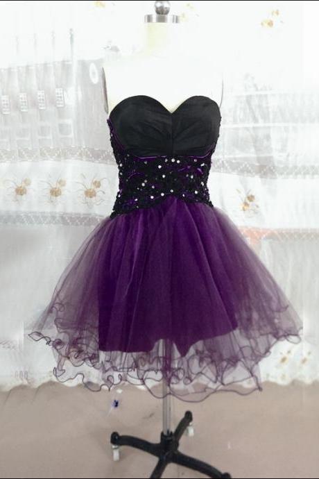 Short Homecoming Dress, Purple Prom Dress, Lace Up Homecoming Dress, Junior Prom Dress, Homecoming Dress, Junior Homecoming Dress