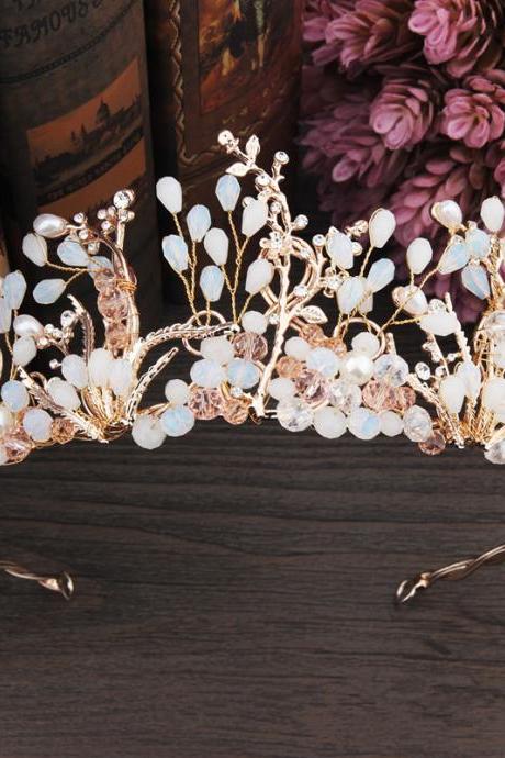  wedding jewelry , crown ,Diamond jewelry,Flash jewelryBride baroque crown marriage tire modelling of European and American wind restoring ancient ways accessories dress the crown jewels