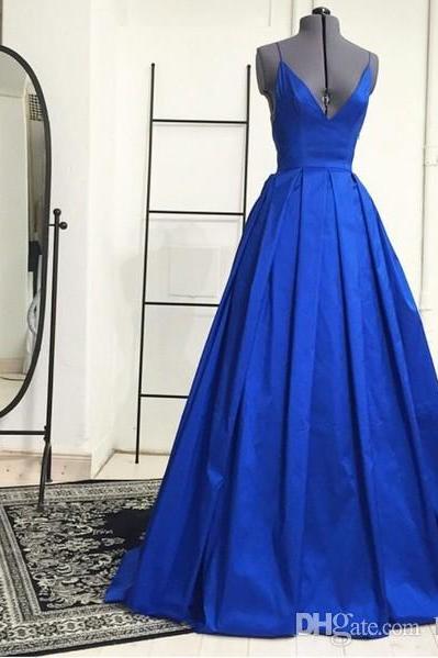 Royal Blue Prom Dress,ball Gown Prom Dress,backless Prom Gown,backless Prom Dresses,sexy Evening Gowns, Fashion Evening Gown,sexy Party Dress For
