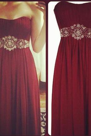 Burgundy Prom Dresses,wine Red Evening Gowns,modest Formal Dresses,burgundy Prom Dresses,2017 Fashion Evening Gown,evening Dress,long Evening