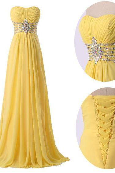 Charming Prom Dress,sweetheart Prom Dress,beading Prom Dress,chiffon Prom Dress,a-line Evening Dress