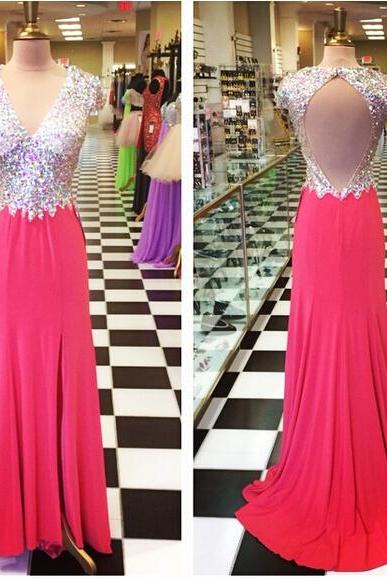 Prom Dresses,open Back Prom Gowns,backless Prom Dresses,sparkle Party Dresses,long Prom Gown,open Backs Prom Dress,evening Gowns,sparkly Formal
