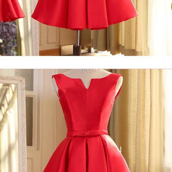 short red homecoming dress party dress, 2017 short red dancing dress party dress