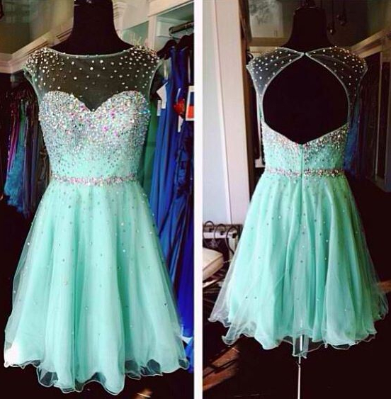 Blue Prom Dress, Junior Prom Dress, Off Shoulder Prom Dress, Short Prom ...