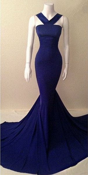 Royal Blue Prom Dresses,Royal Blue Prom Dress,Silver Beaded Formal Gown