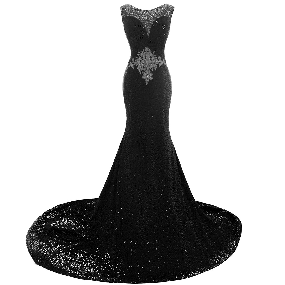 elegant dress A Line Lace Appliques High Split Black Long Prom Formal QP1400 platform Soap Bubbles Background Wallpaper Size:UK18 / XXL